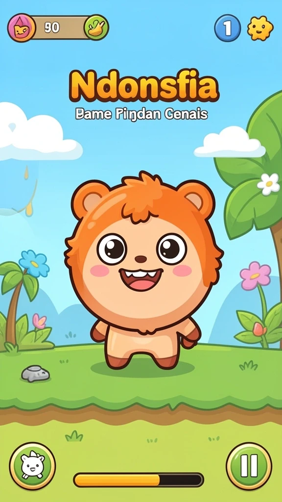 Screenshot menunjukkan karakter utama dalam aksi menantang musuh.