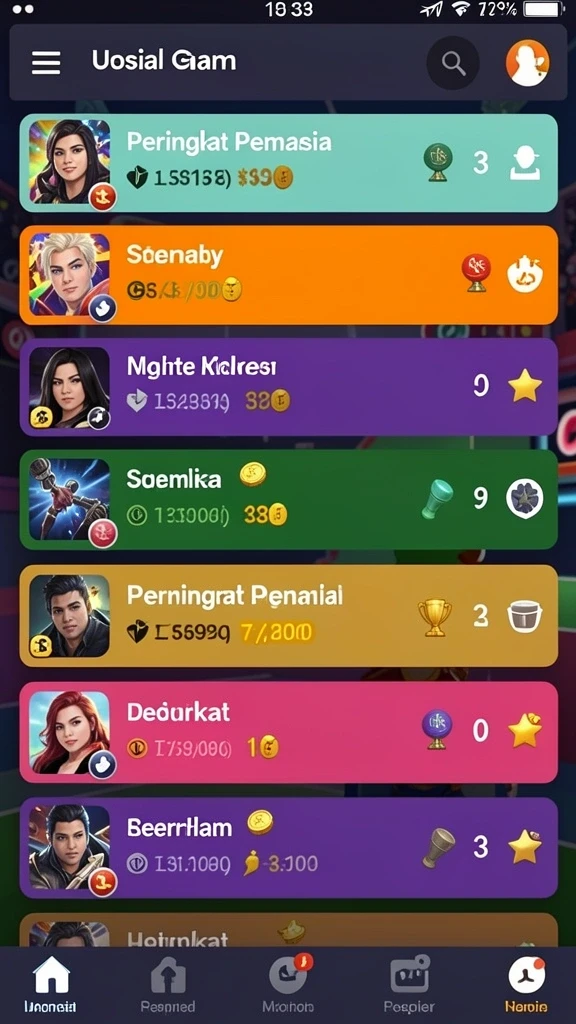 Ilustrasi karakter yang dapat dikustomisasi oleh pemain.