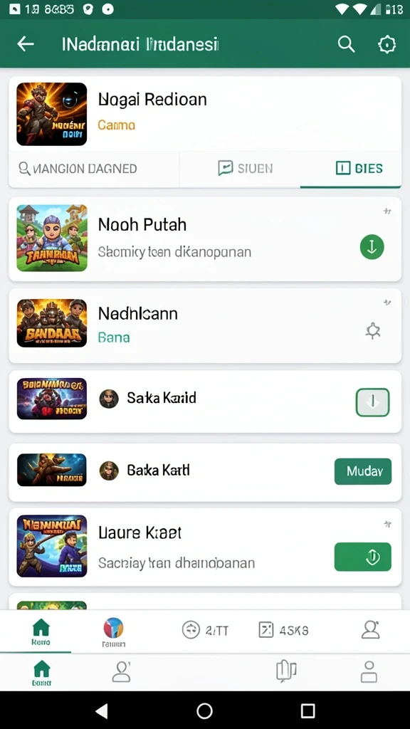 Tampilan grafis menarik dengan warna yang cerah dan vivid.