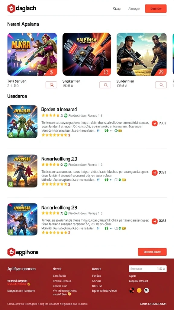 Tangkapan layar menunjukkan salah satu level yang menantang di AMPER88.