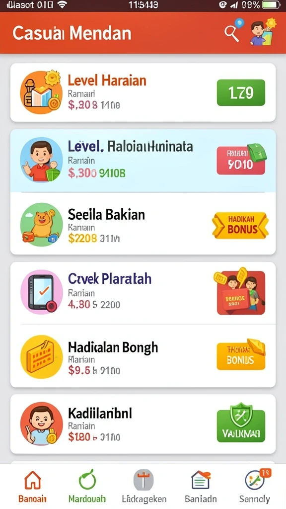 Karakter yang beragam dengan kemampuan unik.