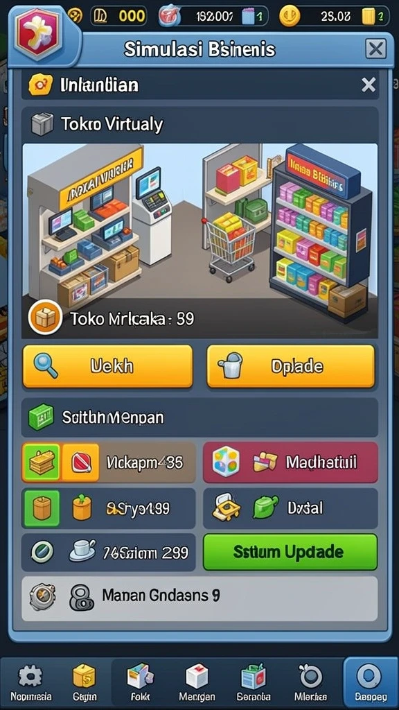 Berbagai pilihan permainan menarik untuk dimainkan.