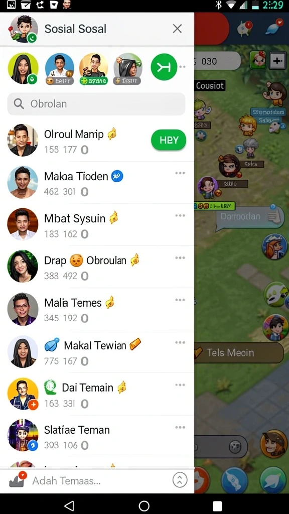 Pengalaman bermain yang seru dengan teman-teman.