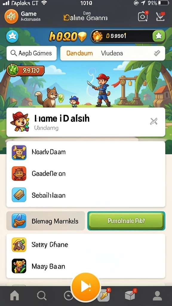 Berbagai karakter unik untuk dipilih.