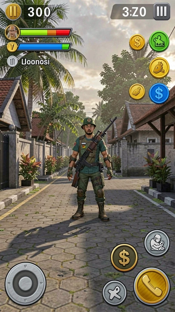 Momen seru saat berkompetisi di level multiplayer.