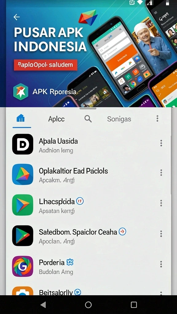 Tampilan awal yang menarik dan intuitif.
