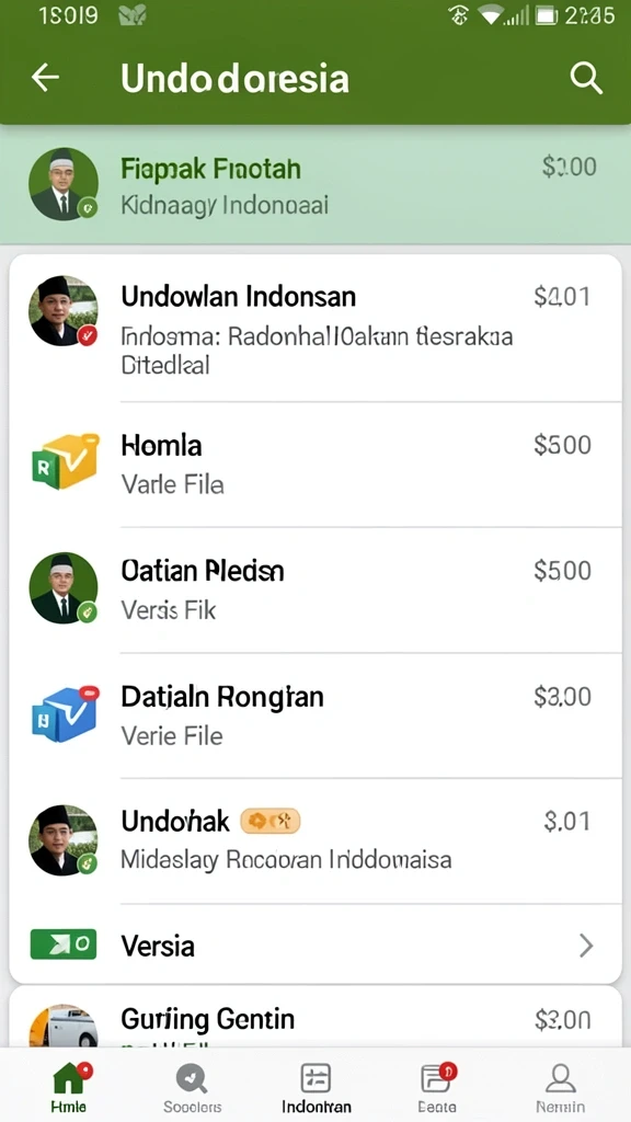 Tampilan fitur turnamen dengan hadiah menarik dan interaktif.