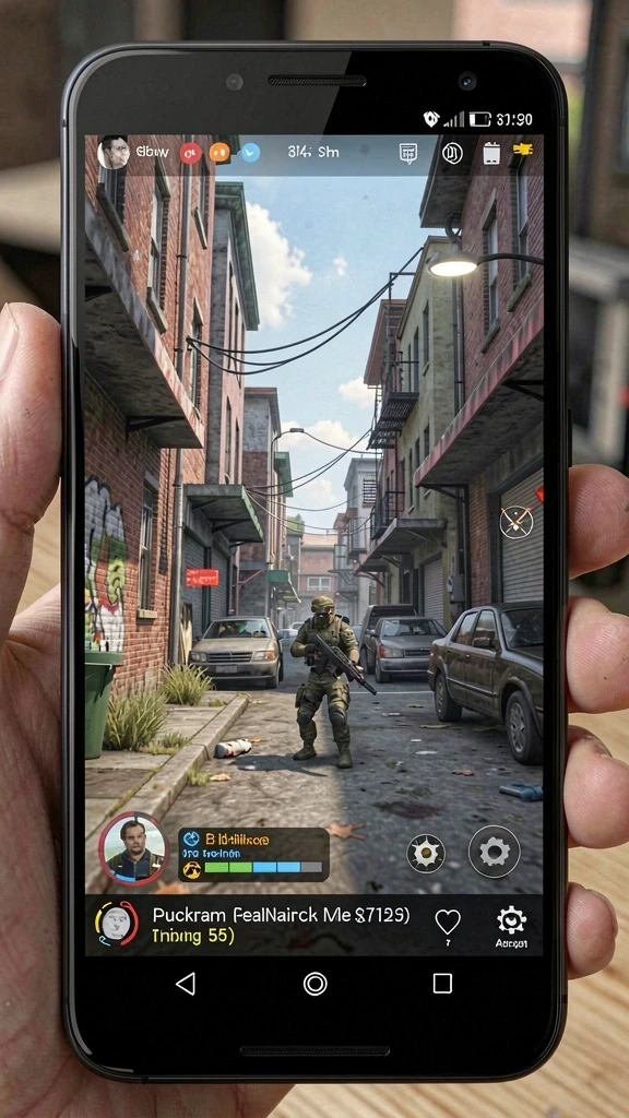 Screenshot menampilkan karakter utama dalam aksi seru.
