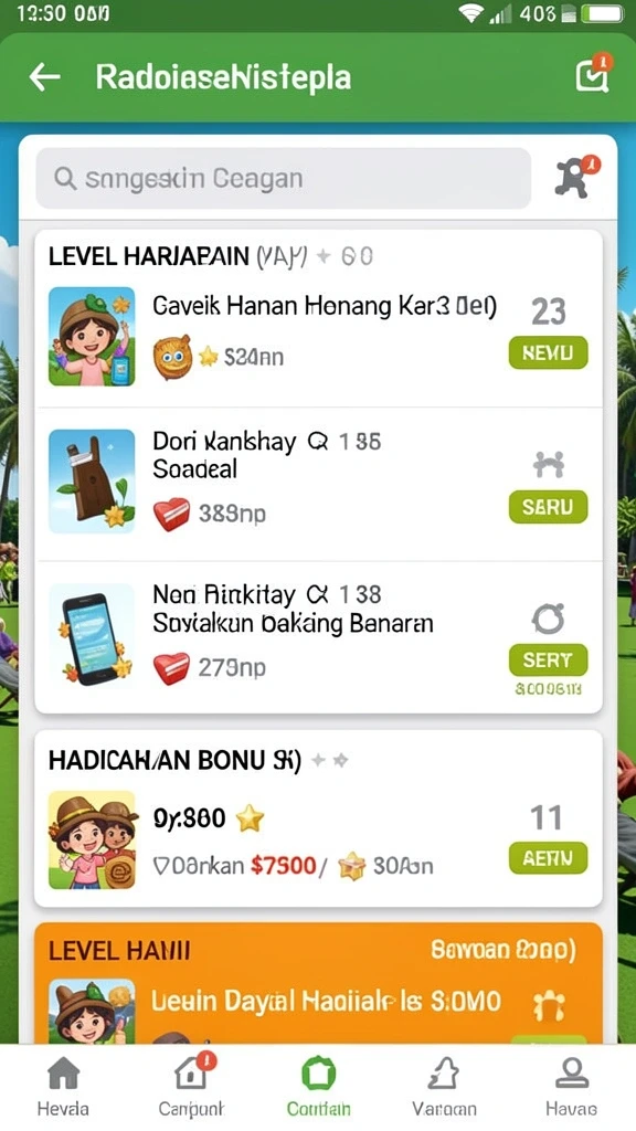 Beragam pilihan slot dengan tema yang unik.