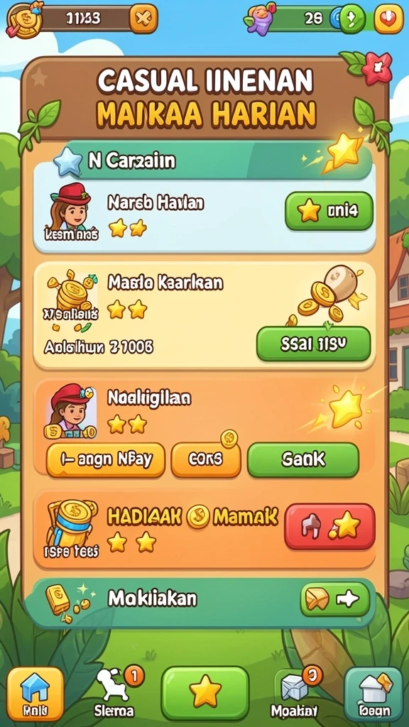Tampilan antarmuka yang user-friendly dan menarik.
