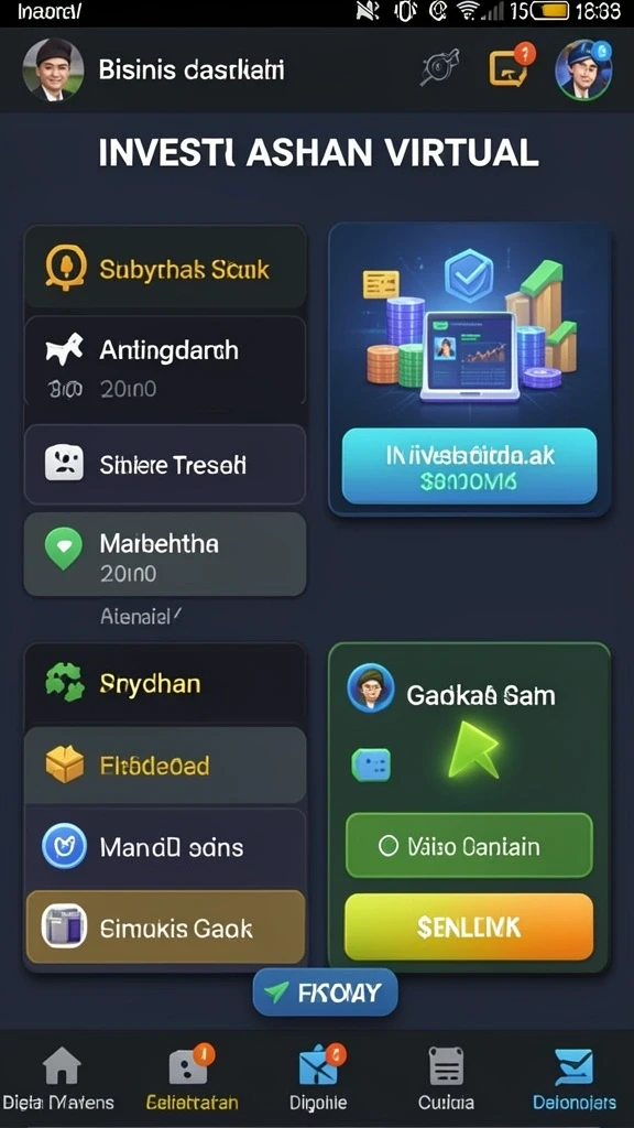 Antarmuka pengguna yang intuitif dan menarik.