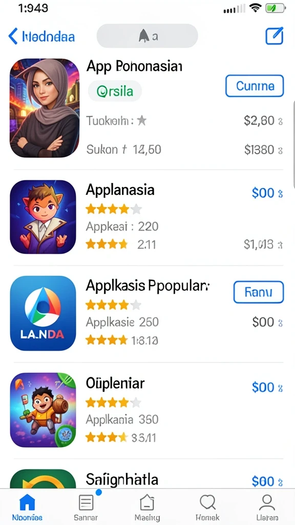 Beragam karakter unik untuk dipilih dan dimainkan.