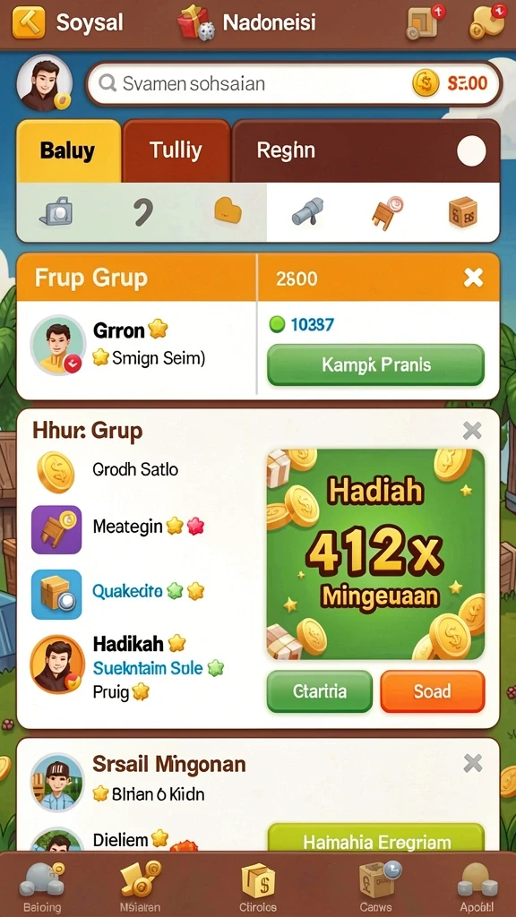 Karakter pahlawan utama yang menarik.