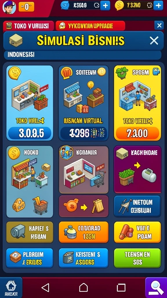 Tampilan awal yang memukau dan penuh warna.