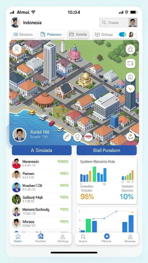 Mode permainan multiplayer yang seru dan interaktif.