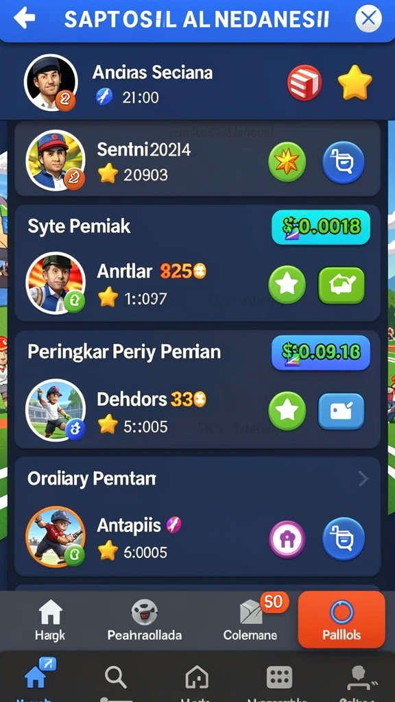Tampilan antarmuka yang sederhana dan menarik.
