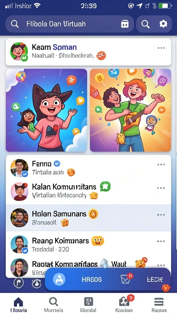 Tampilan antarmuka yang menarik dan modern.
