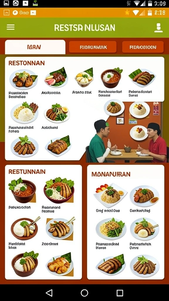 Tampilan antarmuka yang intuitif dan modern.