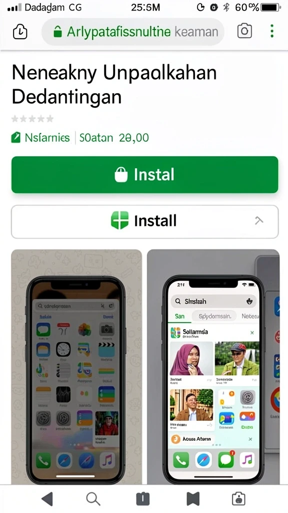 Berbagai pilihan permainan judi online.