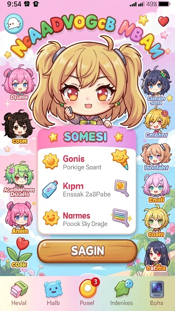 Screenshot memperlihatkan fitur reward dengan bonus menarik bagi pemain.