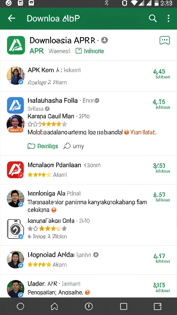 Tampilan antarmuka yang user-friendly.