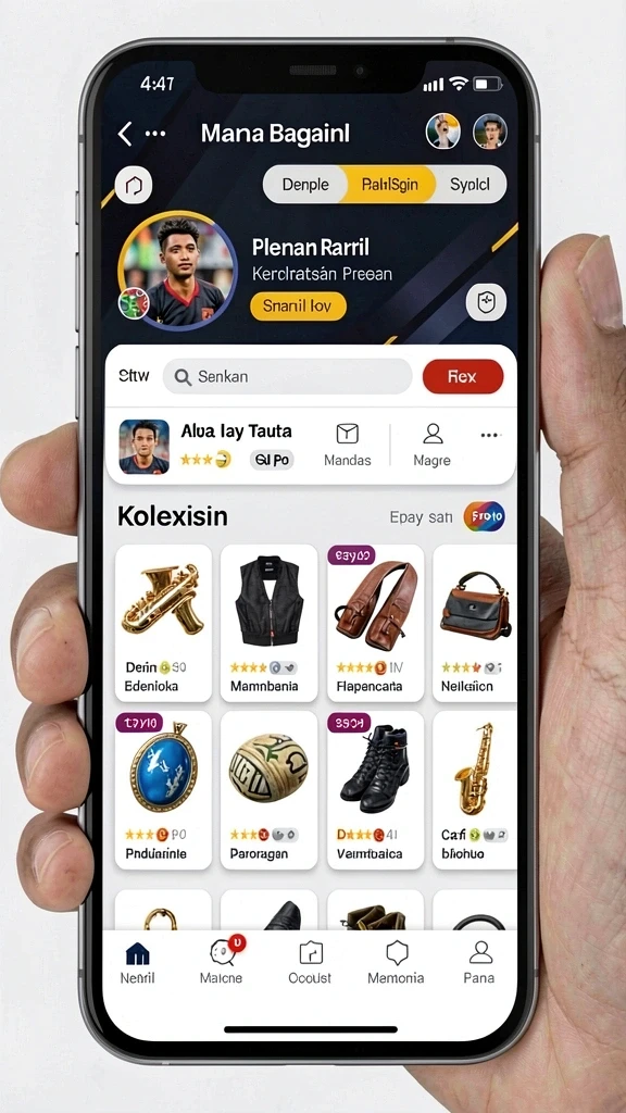 Statistik pemain yang informatif dan bermanfaat.