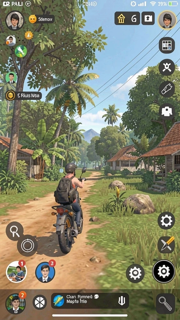 Tampilan awal yang menarik dan dinamis.