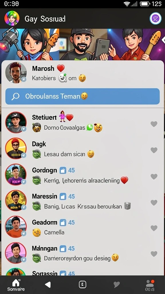 Tampilan antarmuka pengguna SINARTOGEL yang modern.