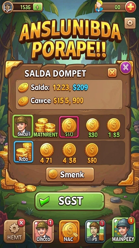 Tampilan awal yang menarik dan mudah dinavigasi.