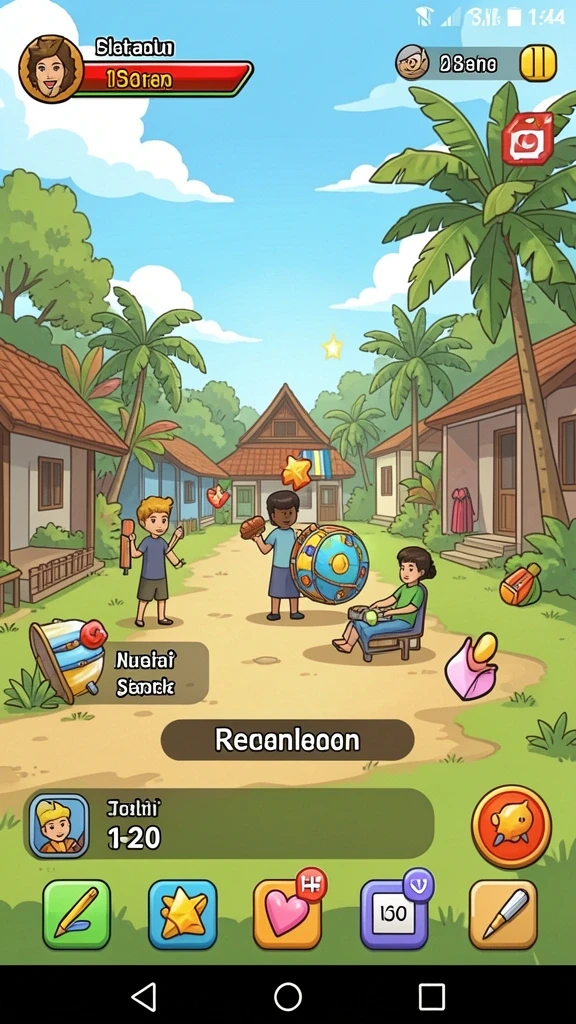 Fitur multiplayer yang memungkinkan permainan bersama teman-teman.
